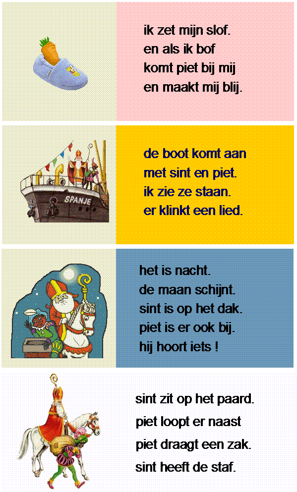 Sinterklaas leeskaartje