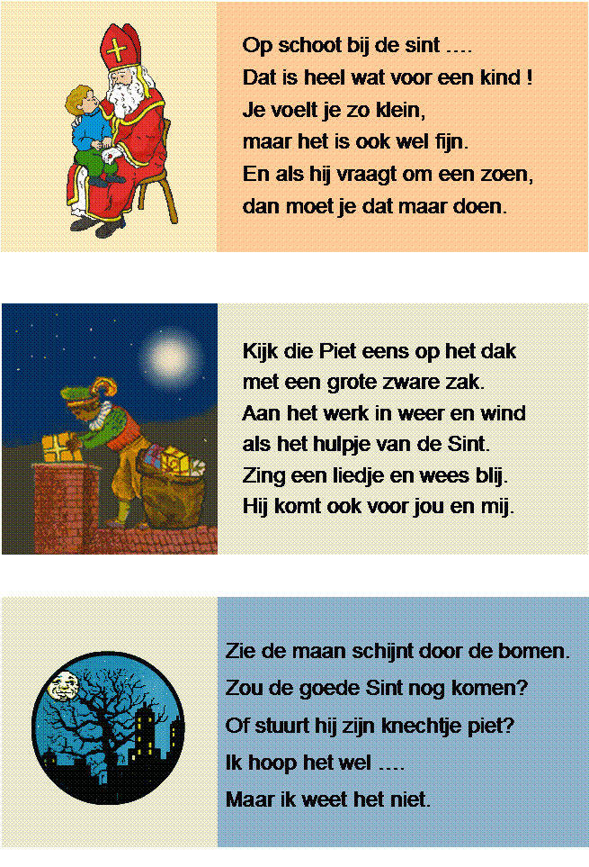 Sinterklaas leeskaartje