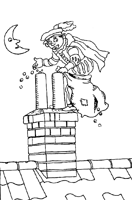 Sinterklaas kleurplaat