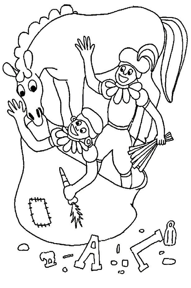 Sinterklaas kleurplaat