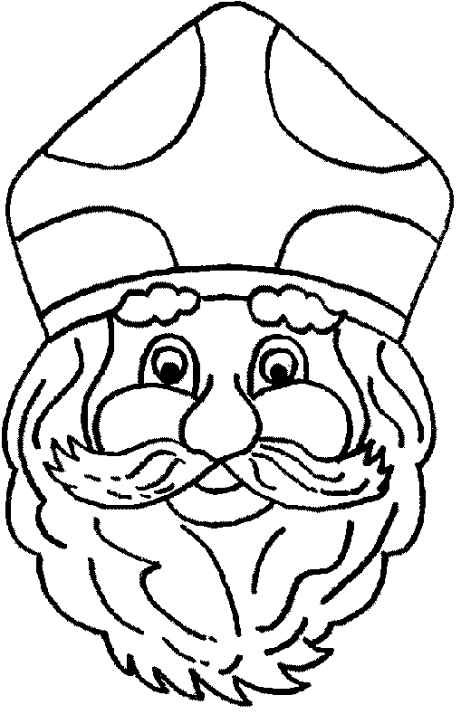 Sinterklaas kleurplaat