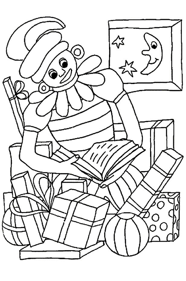 Sinterklaas kleurplaat