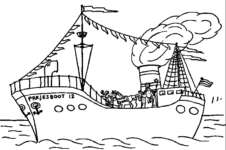 Sinterklaas kleurplaat