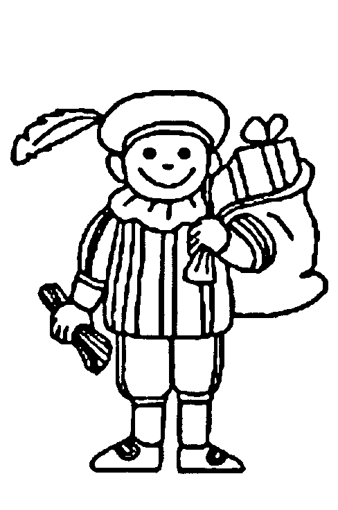Sinterklaas kleurplaat