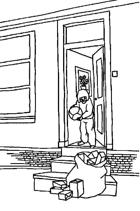 Sinterklaas kleurplaat