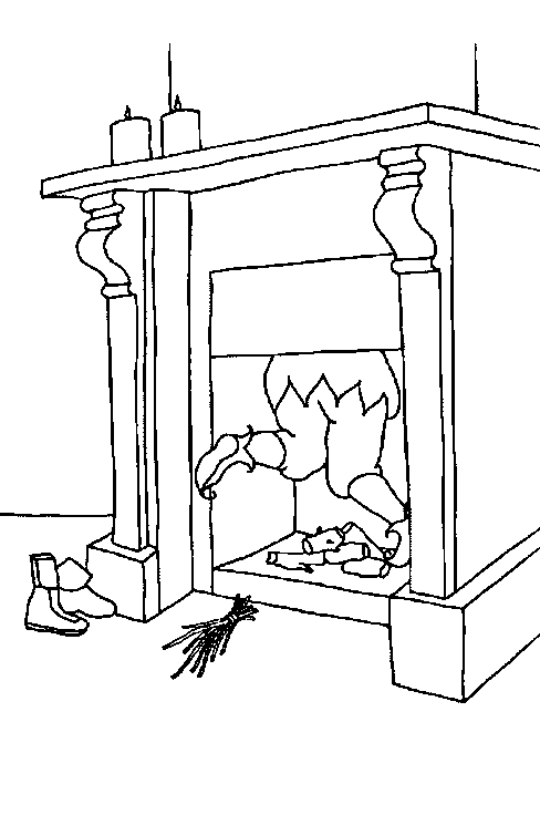 Sinterklaas kleurplaat