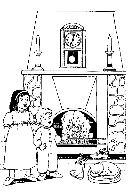 Sinterklaas kleurplaat