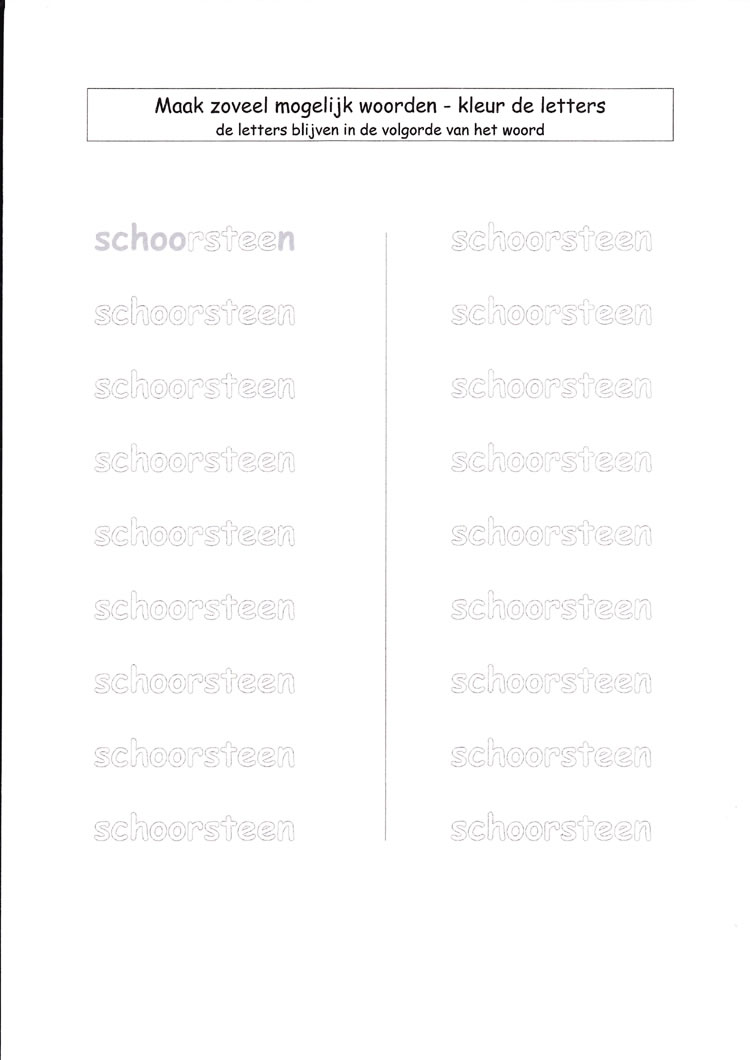 Sinterklaas woord in woord